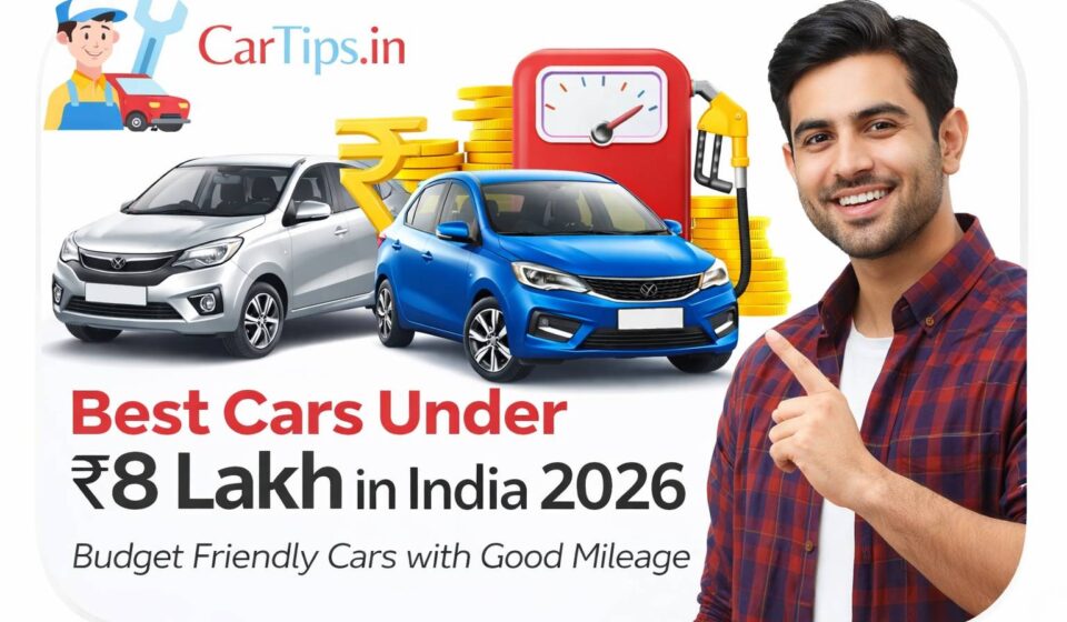 Best Cars Under ₹8 Lakh in India 2026 – Budget Friendly Cars with Good Mileage